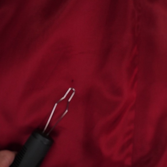 VTG‎ Talbots Wool Toggle Duffel Coat Womens 6 Red Petite Removable Hood Gorpcore - Picture 12 of 16